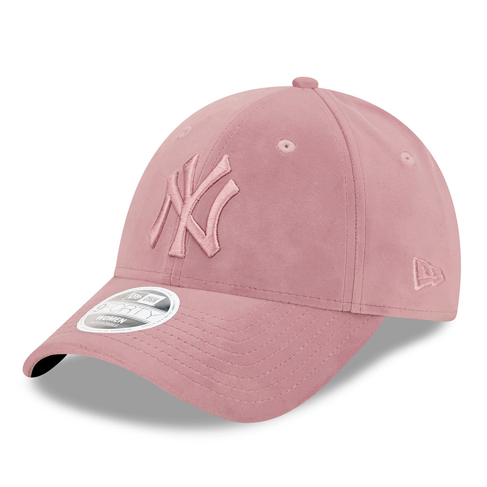 Gorra de béisbol 9FORTY MLB Velour New York Yankees de New Era - Rosa