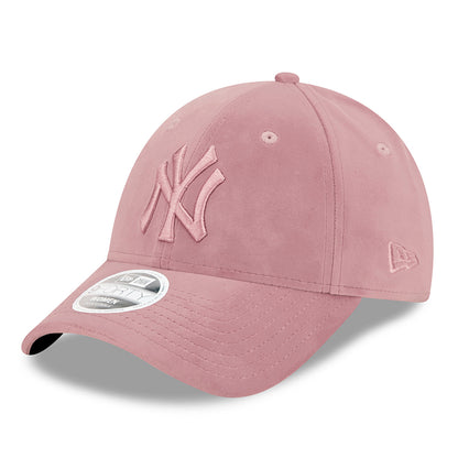 Gorra de béisbol 9FORTY MLB Velour New York Yankees de New Era - Rosa