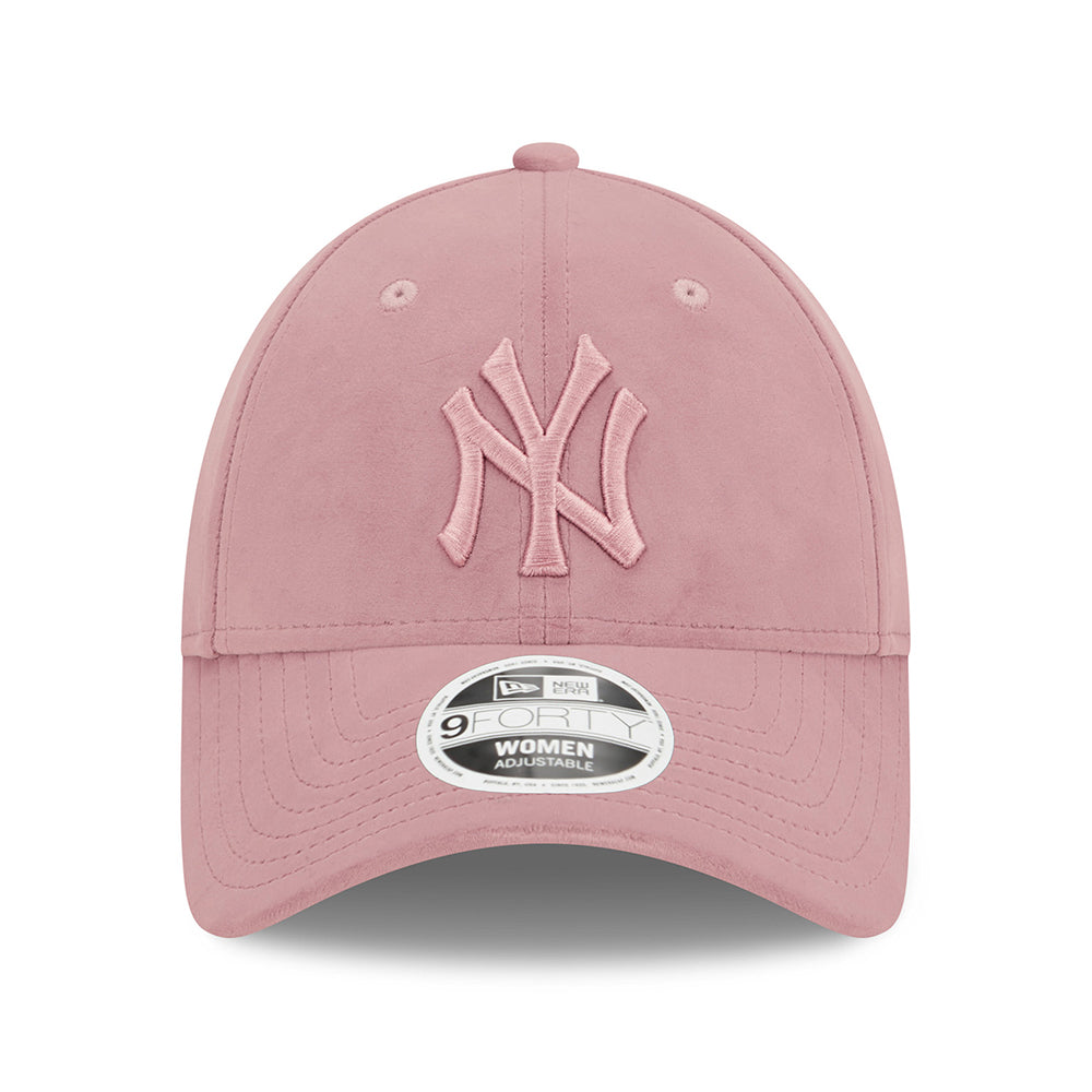 Gorra de béisbol 9FORTY MLB Velour New York Yankees de New Era - Rosa