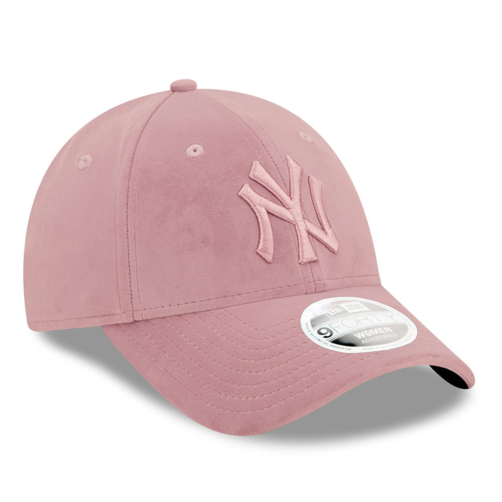 Gorra de béisbol 9FORTY MLB Velour New York Yankees de New Era - Rosa