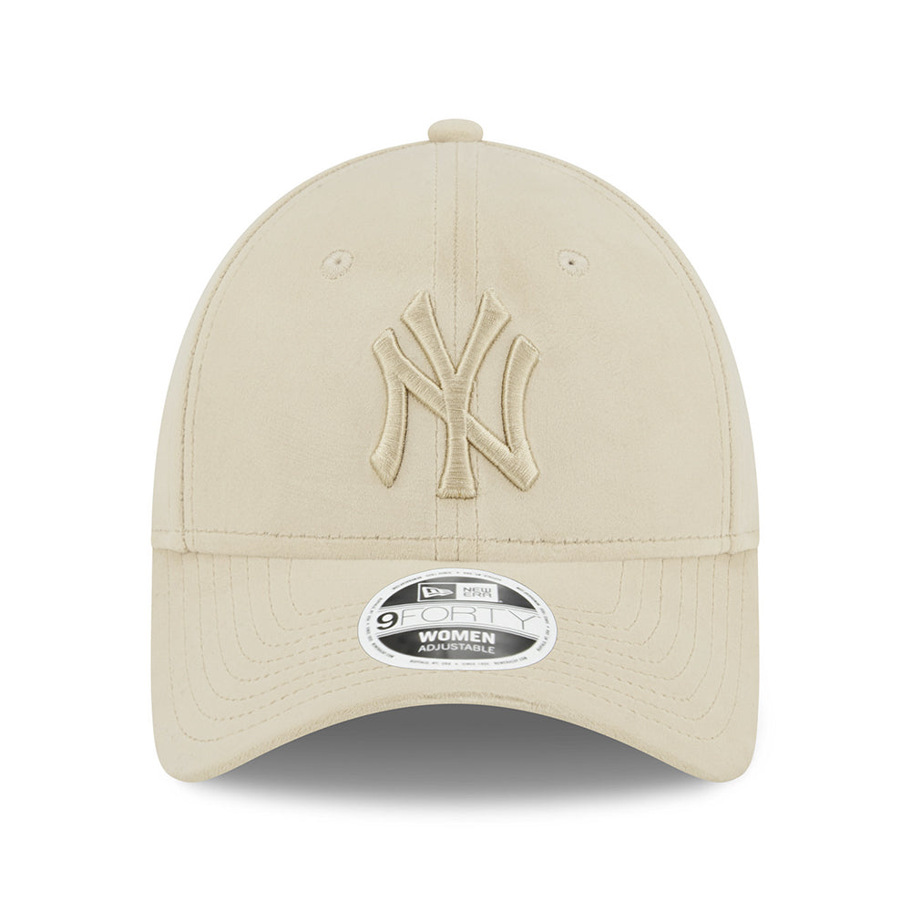 Gorra de béisbol 9FORTY MLB Velour New York Yankees de New Era - Piedra