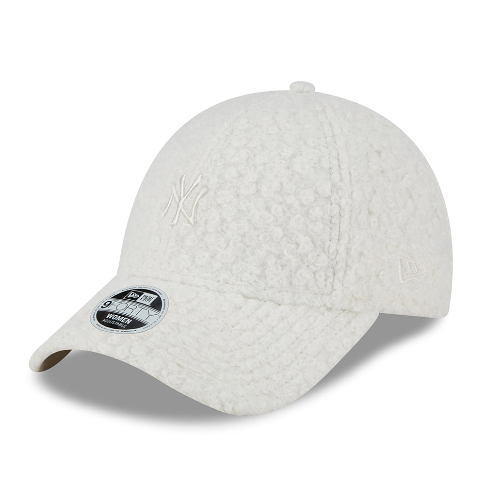 Gorra de béisbol mujeres 9FORTY MLB Hypertexture NY Yankees de New Era - Blanco Roto