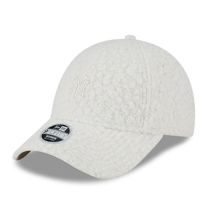 Gorra de béisbol mujeres 9FORTY MLB Hypertexture NY Yankees de New Era - Blanco Roto