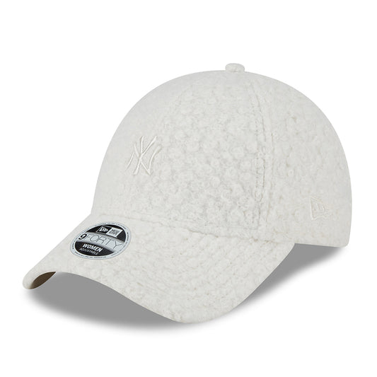 Gorra de béisbol mujeres 9FORTY MLB Hypertexture NY Yankees de New Era - Blanco Roto