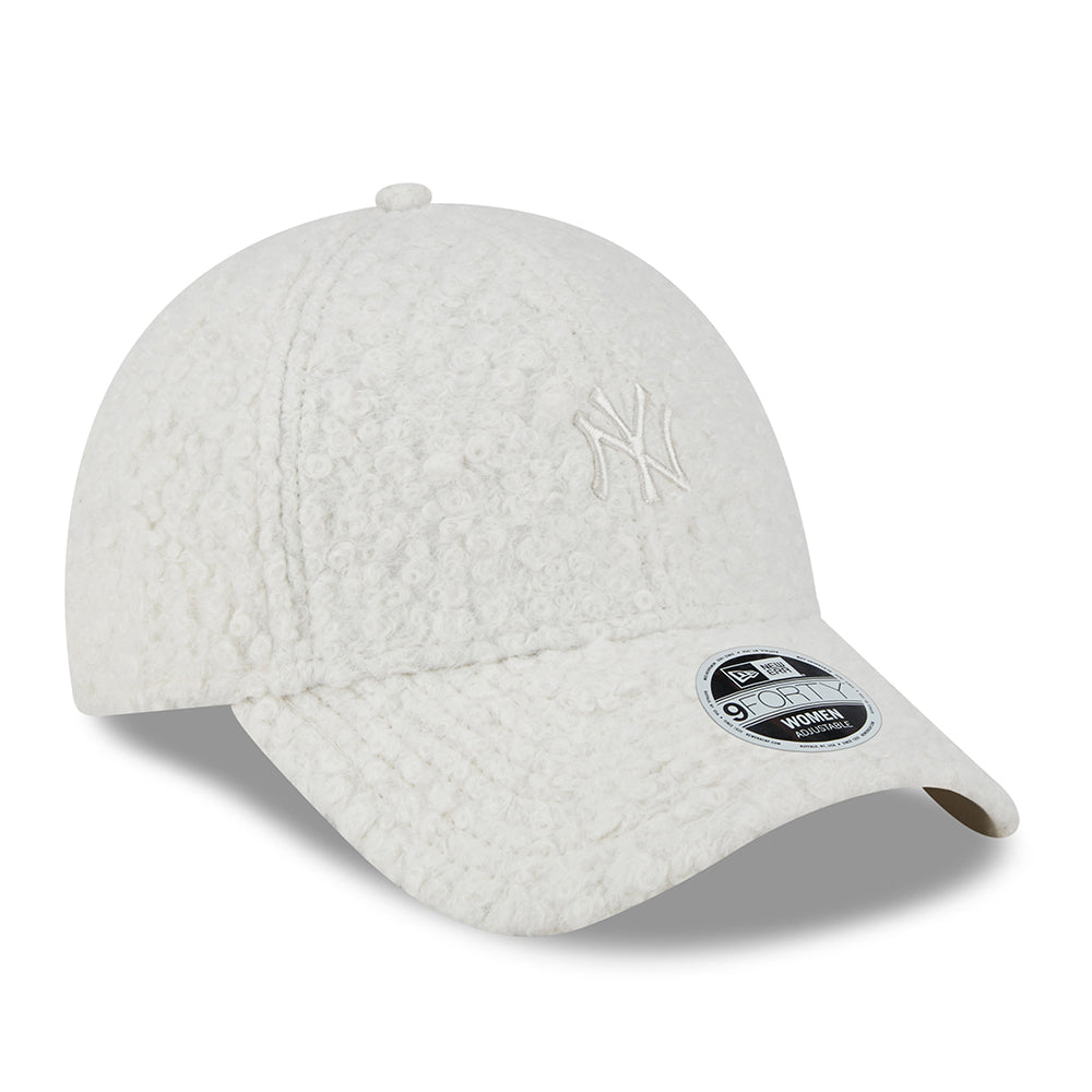 Gorra de béisbol mujeres 9FORTY MLB Hypertexture NY Yankees de New Era - Blanco Roto