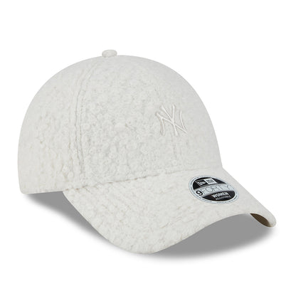 Gorra de béisbol mujeres 9FORTY MLB Hypertexture NY Yankees de New Era - Blanco Roto