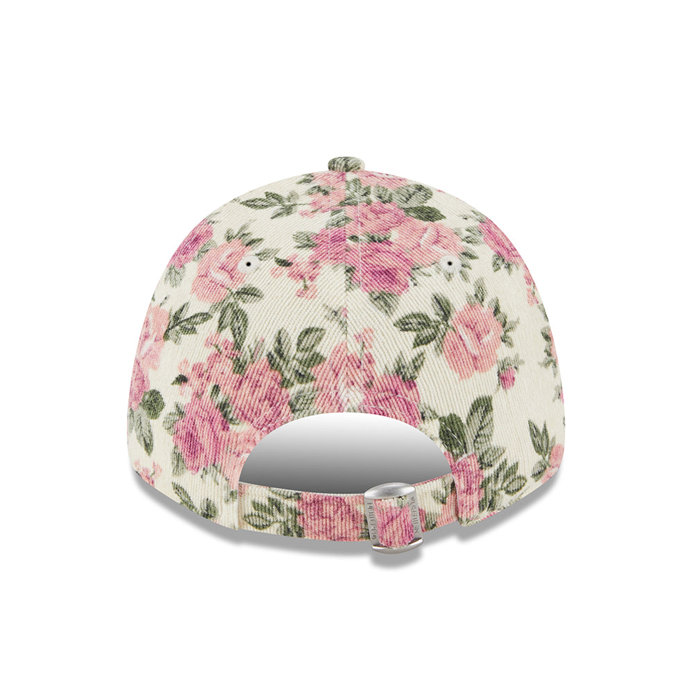 Gorra de béisbol mujeres 9FORTY MLB Floral New York Yankees de New Era - Piedra-Rosa