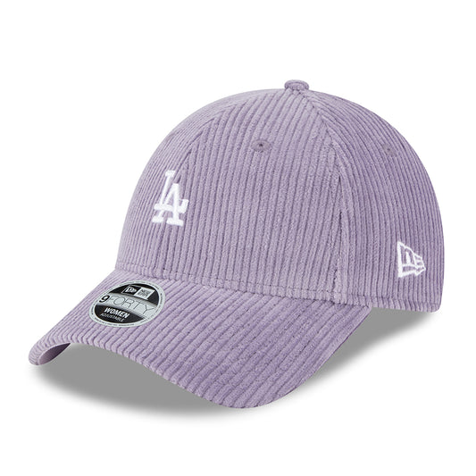 Gorra de béisbol mujeres 9FORTY MLB Cord L.A. Dodgers de New Era - Morado
