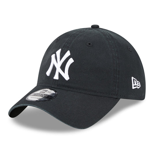 Gorra de béisbol 9TWENTY MLB League Casual de los New York Yankees de New Era - Negro-Blanco
