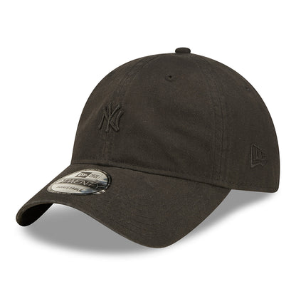Gorra de béisbol 9TWENTY Mini logotipo de la MLB de los New York Yankees de New Era - Negro