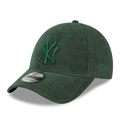 Gorra de béisbol 9FORTY MLB Towelling New York Yankees de New Era - Verde Oscuro