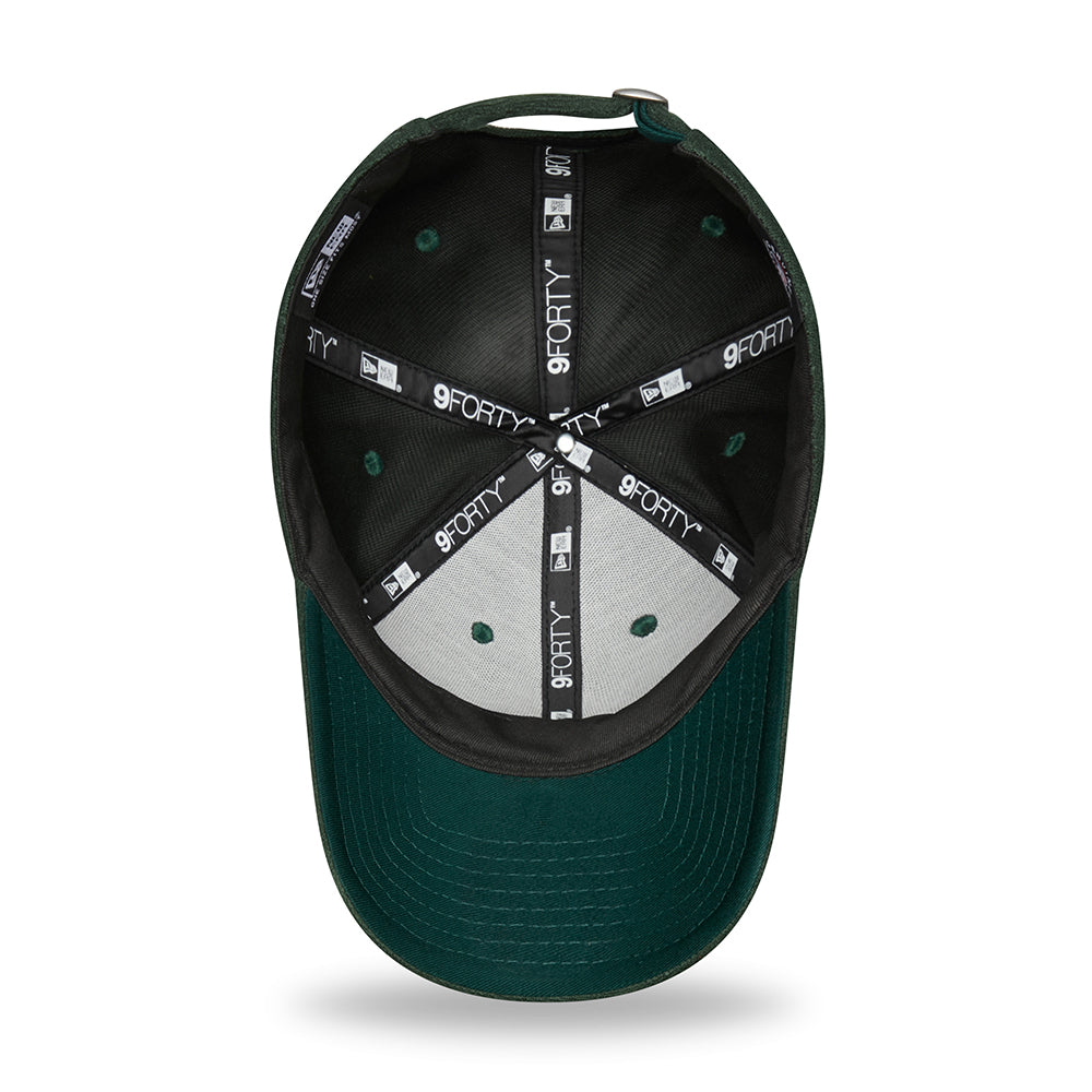 Gorra de béisbol 9FORTY MLB Towelling New York Yankees de New Era - Verde Oscuro