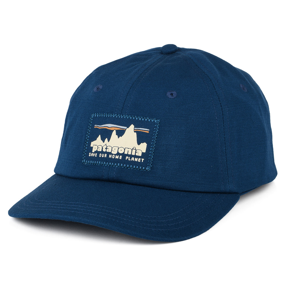Gorra de béisbol 3 Skyline Trad de algodón orgánico de Patagonia - Verde Azulado