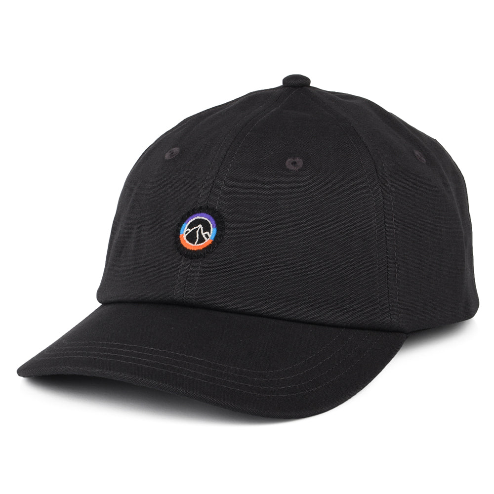 Gorra de béisbol Fitz Roy Icon Trad de algodón orgánico de Patagonia - Tinta Negro