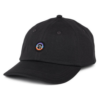 Gorra de béisbol Fitz Roy Icon Trad de algodón orgánico de Patagonia - Tinta Negro