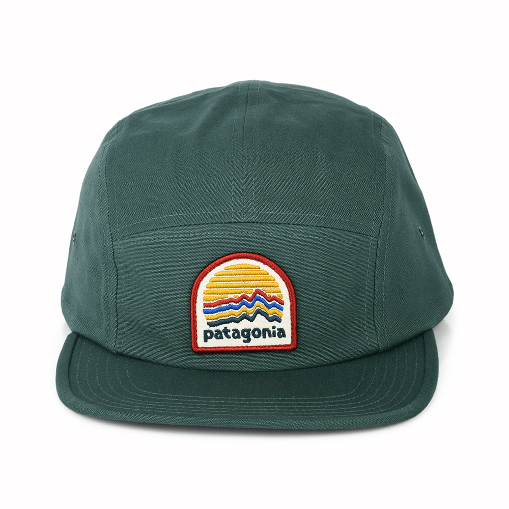 Gorra 5 paneles Ridge Rise Moonlight Graphic Maclure de algodón orgánico de Patagonia - Bosque Claro