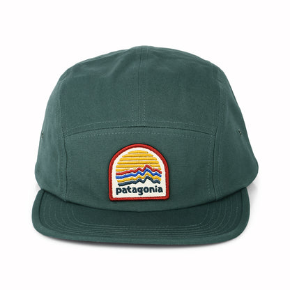 Gorra 5 paneles Ridge Rise Moonlight Graphic Maclure de algodón orgánico de Patagonia - Bosque Claro