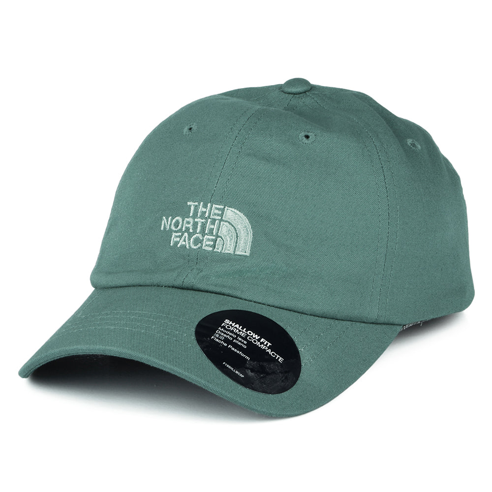 Gorra de béisbol Norm de algodón de The North Face - Salvia Oscura