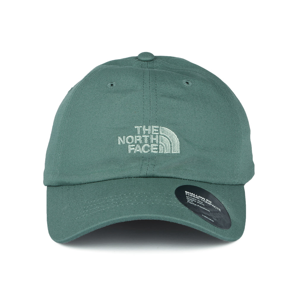 Gorra de béisbol Norm de algodón de The North Face - Salvia Oscura
