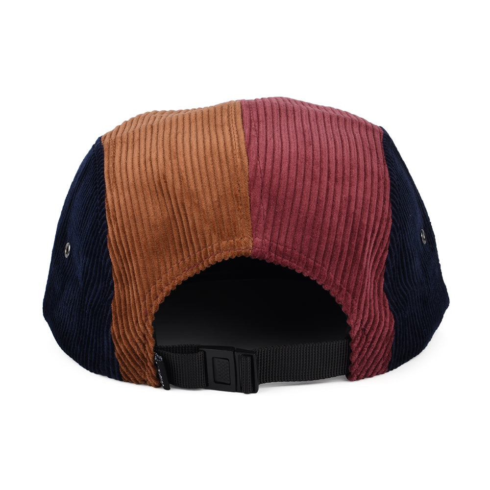 Gorra 5 paneles de Chunky Cord de The Quiet Life - Azul Marino-Marrón