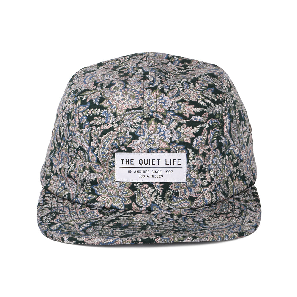 Gorra 5 paneles estampado cachemira de The Quiet Life - Verde Oscuro-Multi