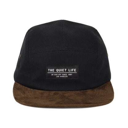 Gorra 5 paneles Cord Combo de The Quiet Life - Negro-Marrón