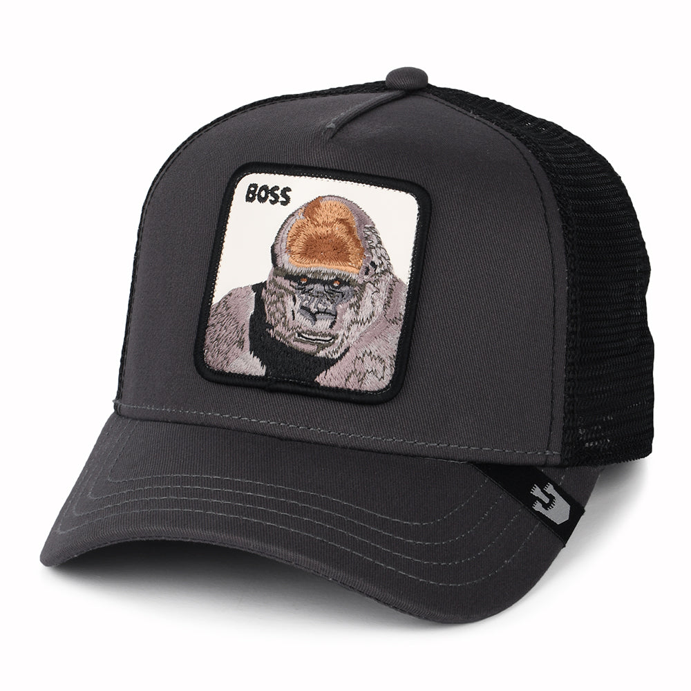 Gorra Trucker Boss de Goorin - Antracita