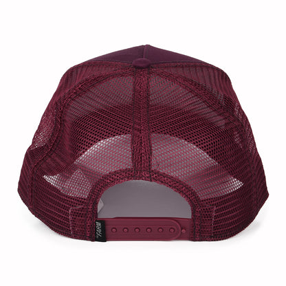 Gorra Trucker Black Panther de Goorin - Granate