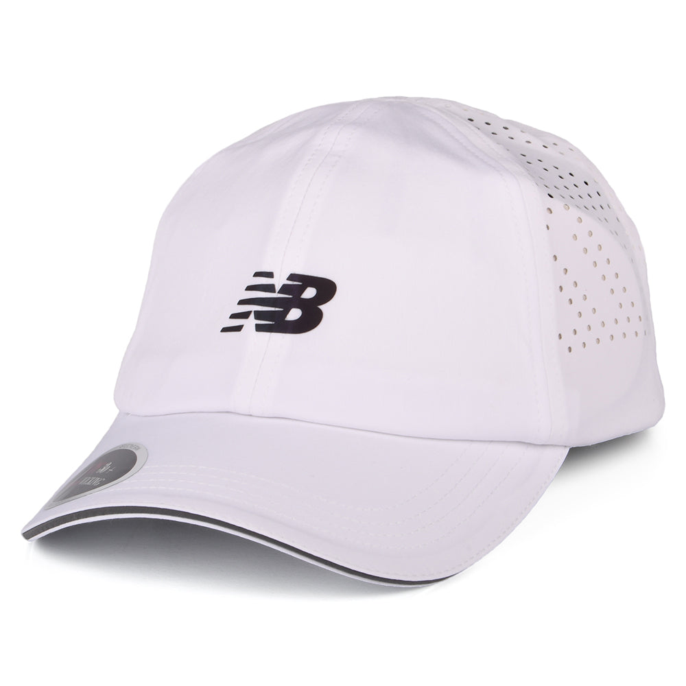 Gorra de béisbol Laser Performance Running de New Balance - Blanco