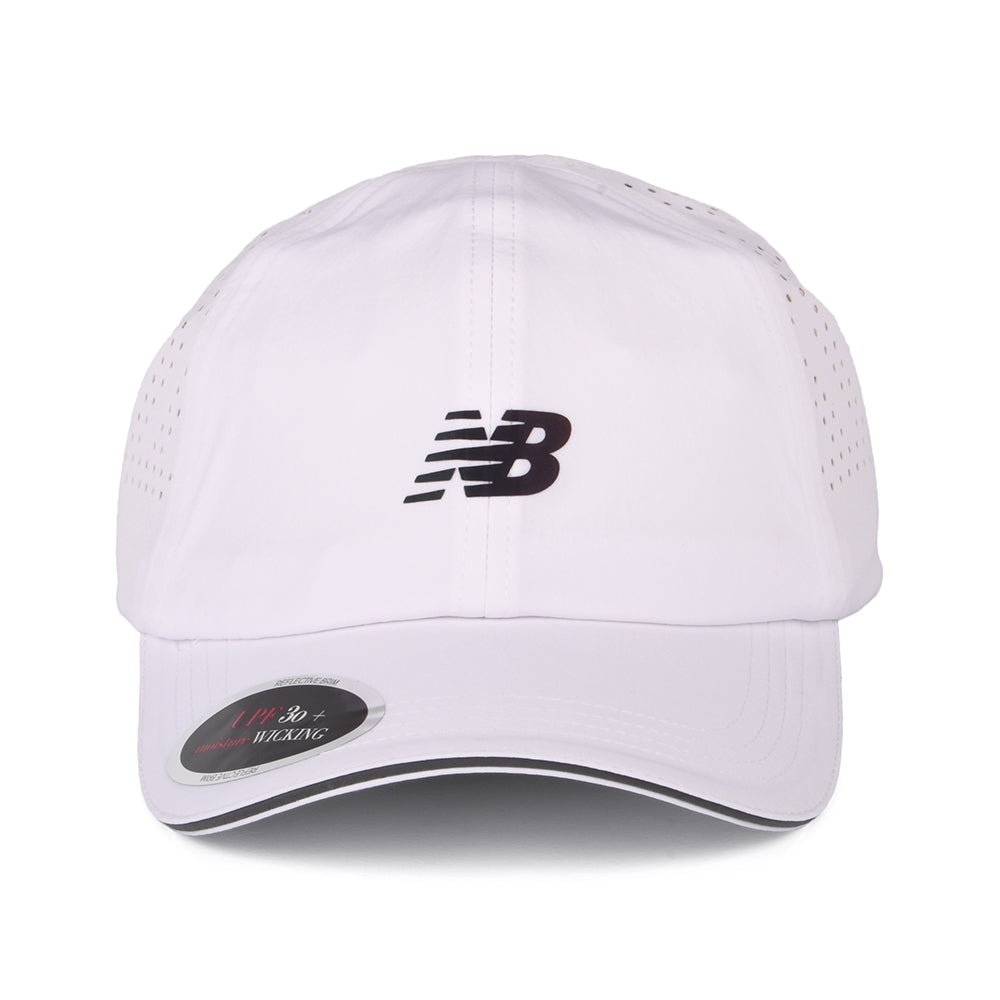Gorra de béisbol Laser Performance Running de New Balance - Blanco