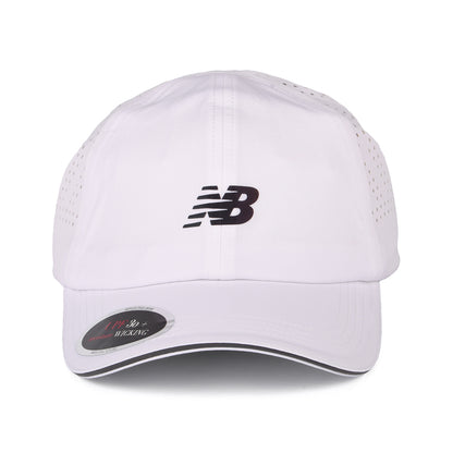 Gorra de béisbol Laser Performance Running de New Balance - Blanco
