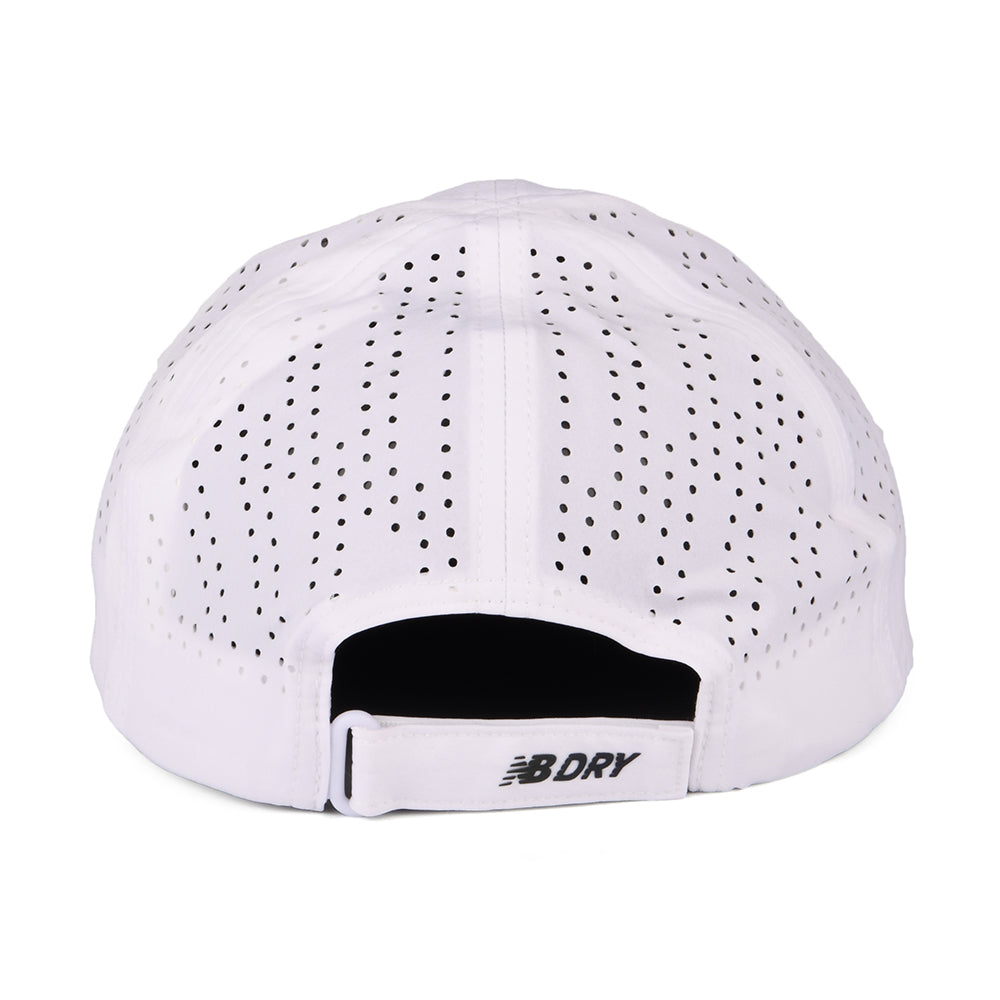 Gorra de béisbol Laser Performance Running de New Balance - Blanco