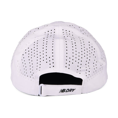 Gorra de béisbol Laser Performance Running de New Balance - Blanco
