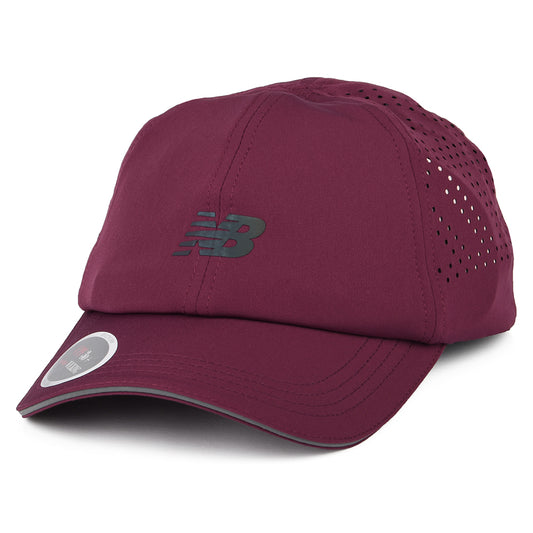 Gorra de béisbol Laser Performance Running de New Balance - Burdeos