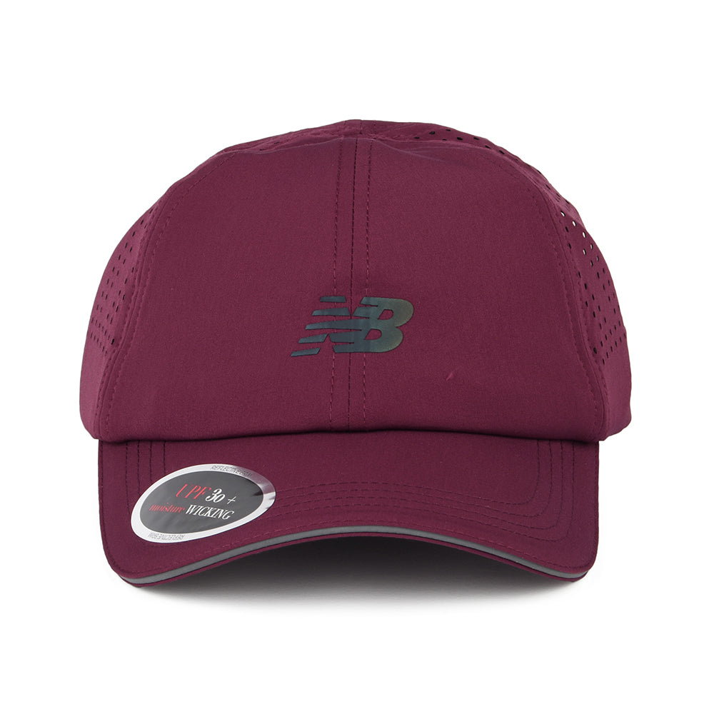 Gorra de béisbol Laser Performance Running de New Balance - Burdeos