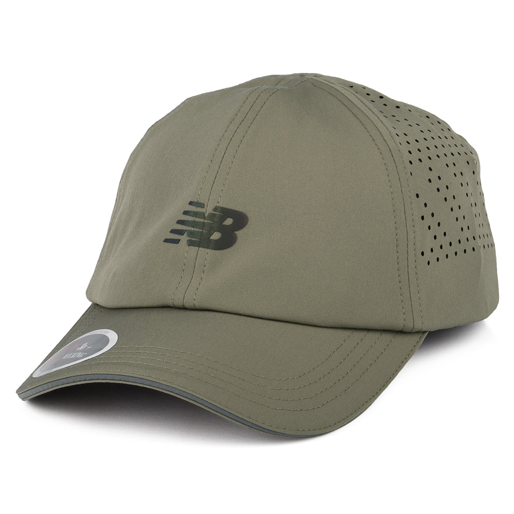 Gorra de béisbol Laser Performance Running de New Balance - Marrón Claro