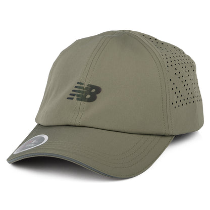 Gorra de béisbol Laser Performance Running de New Balance - Marrón Claro