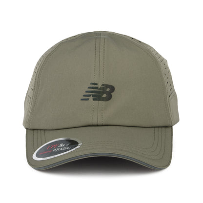Gorra de béisbol Laser Performance Running de New Balance - Marrón Claro