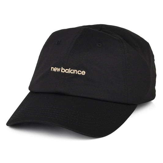 Gorra de béisbol NB Linear Logo de New Balance - Negro