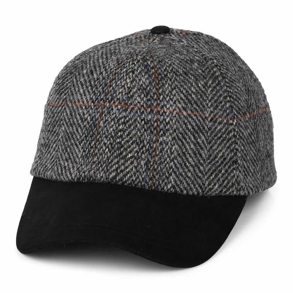 Gorra de béisbol de HARRIS TWEED de Failsworth - Gris-Negro