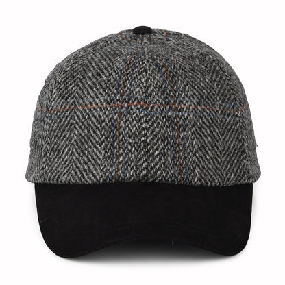 Gorra de béisbol de HARRIS TWEED de Failsworth - Gris-Negro