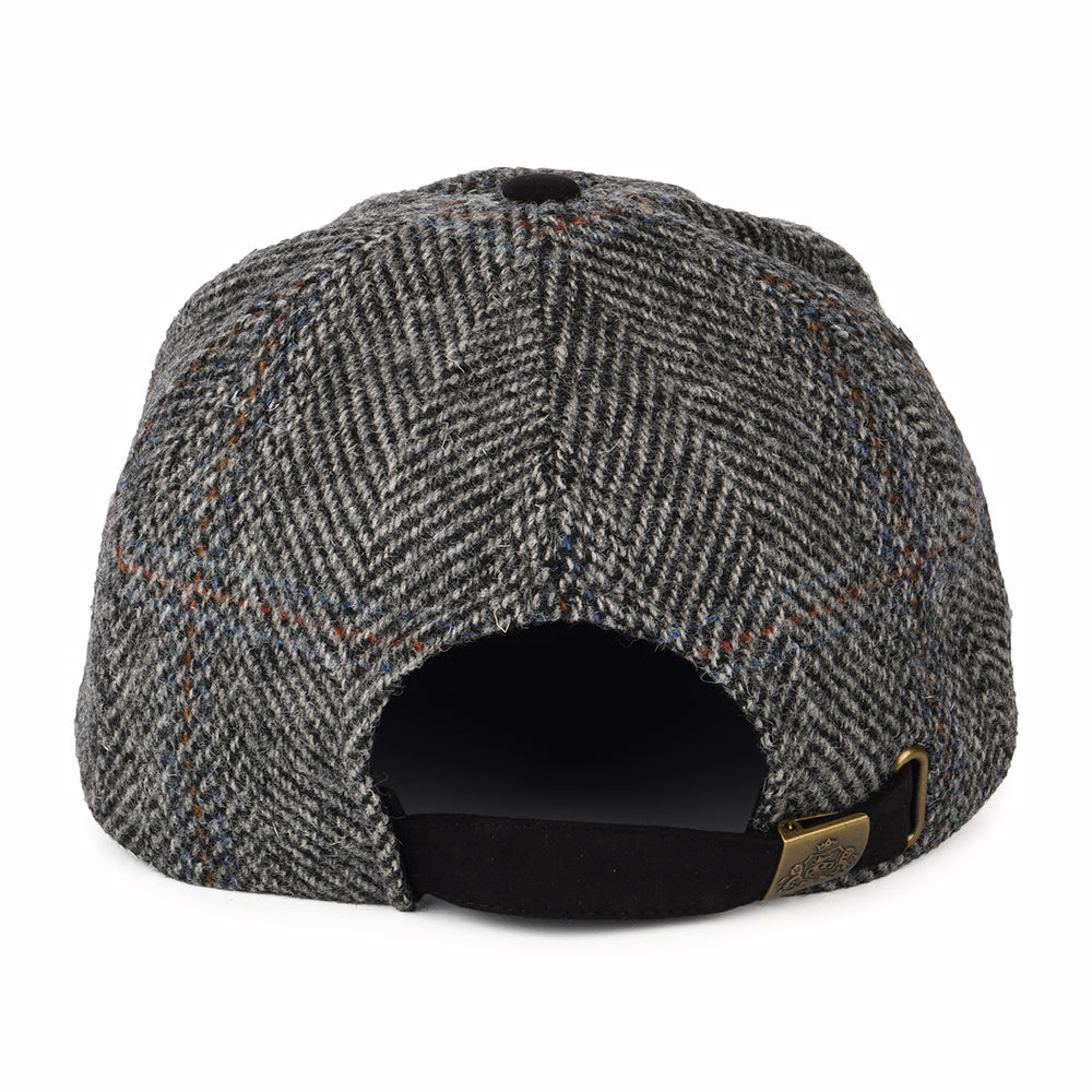 Gorra de béisbol de HARRIS TWEED de Failsworth - Gris-Negro