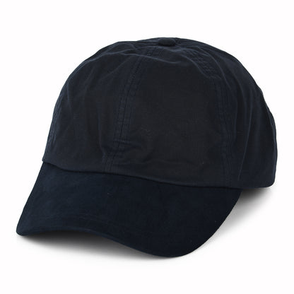 Gorra de béisbol de algodón encerado británico de Failsworth - Azul Marino
