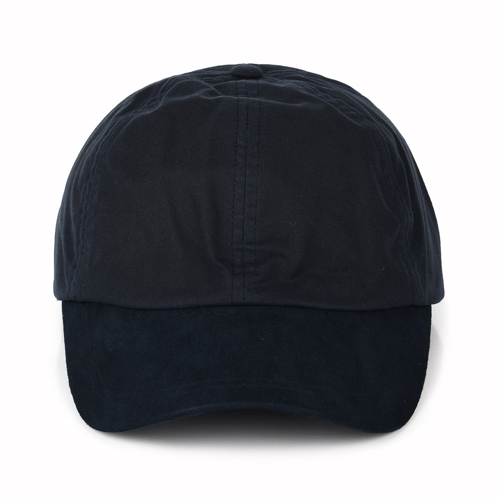 Gorra de béisbol de algodón encerado británico de Failsworth - Azul Marino