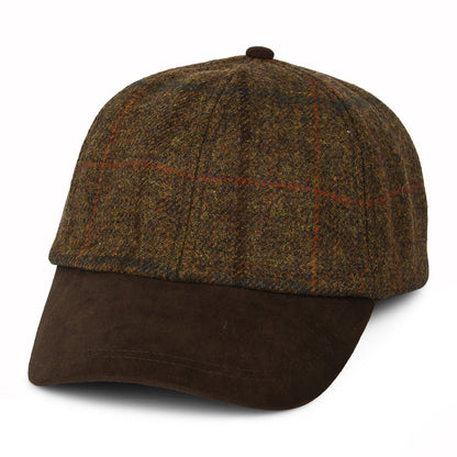 Gorra de béisbol Epsom repelente al agua de Failsworth - Marrón-Ladrillo-Azul