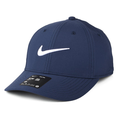 Gorra de béisbol Dri-Fit Estructurada de Nike Golf - Azul Marino-Blanco