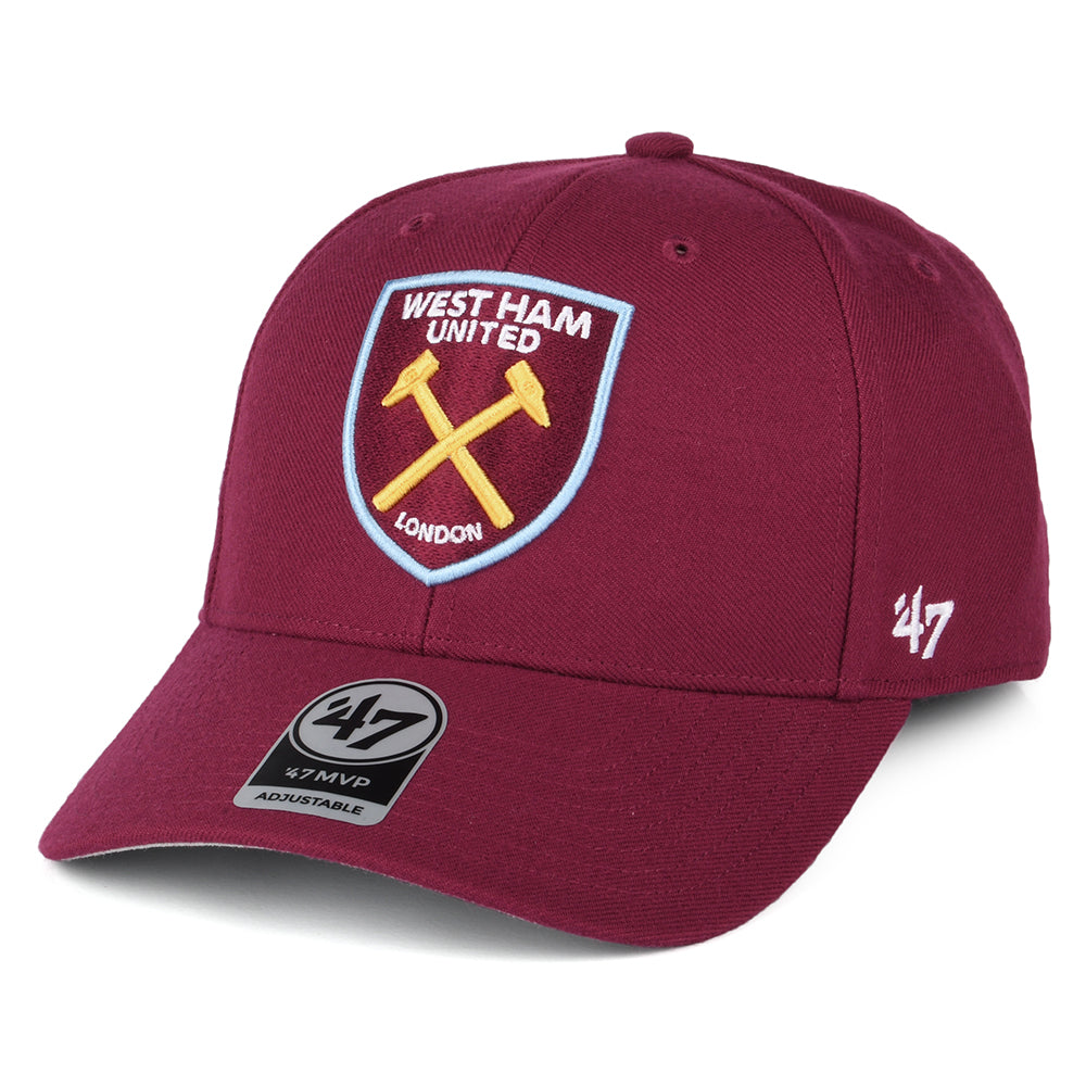 Gorra de béisbol MVP West Ham United FC de 47 Brand - Granate