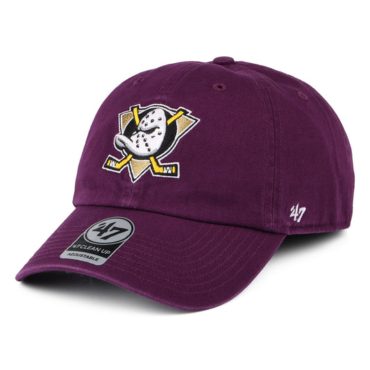 Gorra de béisbol NHL Clean Up Anaheim Ducks de 47 Brand - Burdeos