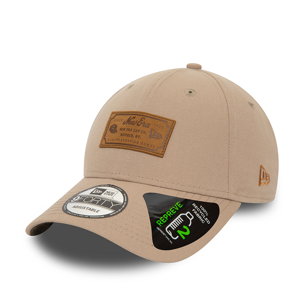 Gorra de béisbol 9FORTY Repreve New World de New Era - Marrón Claro