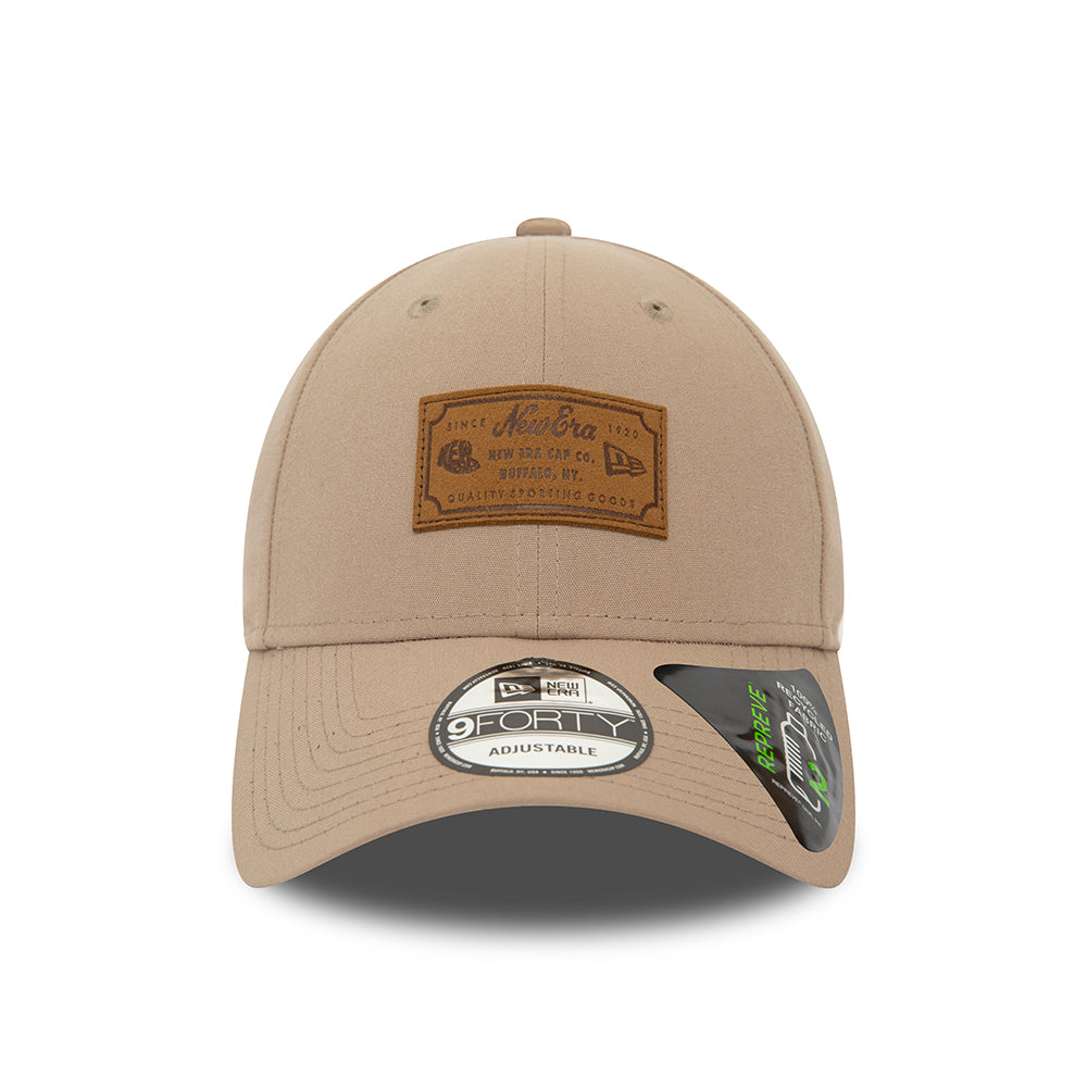 Gorra de béisbol 9FORTY Repreve New World de New Era - Marrón Claro